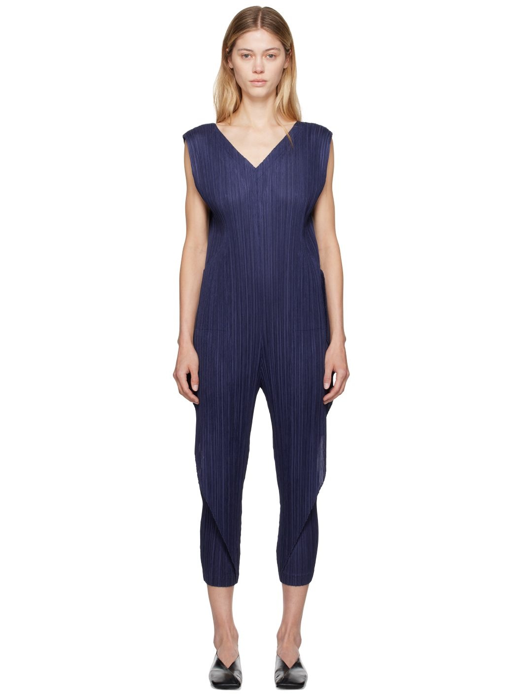 Navy Thicker Bottoms 1 Jumpsuit - 1