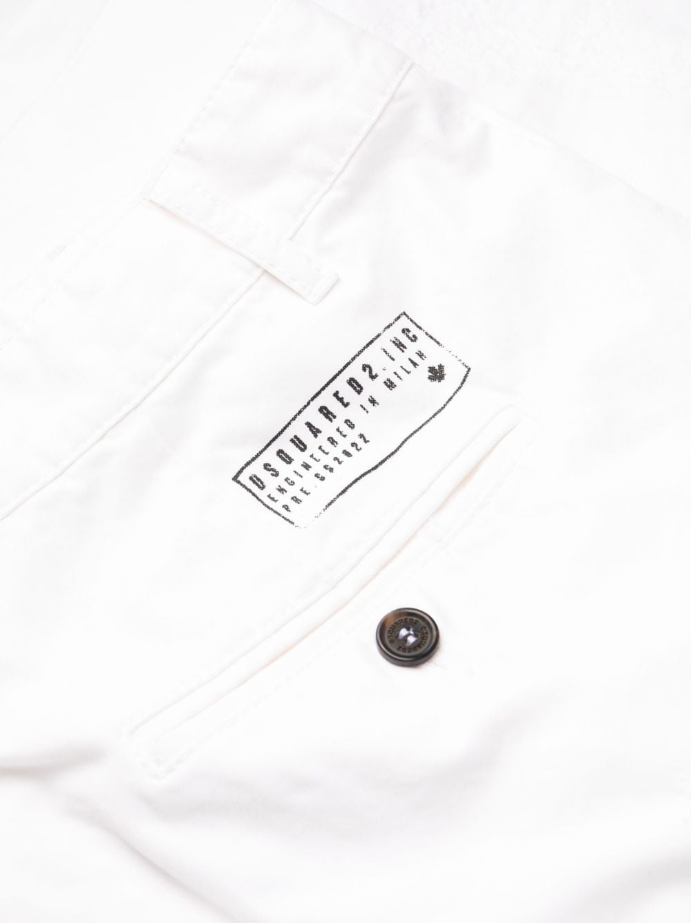 logo-print straight-leg trousers - 6