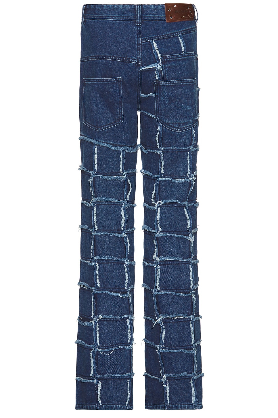 New Patchwork Wide Leg Jeans - 2