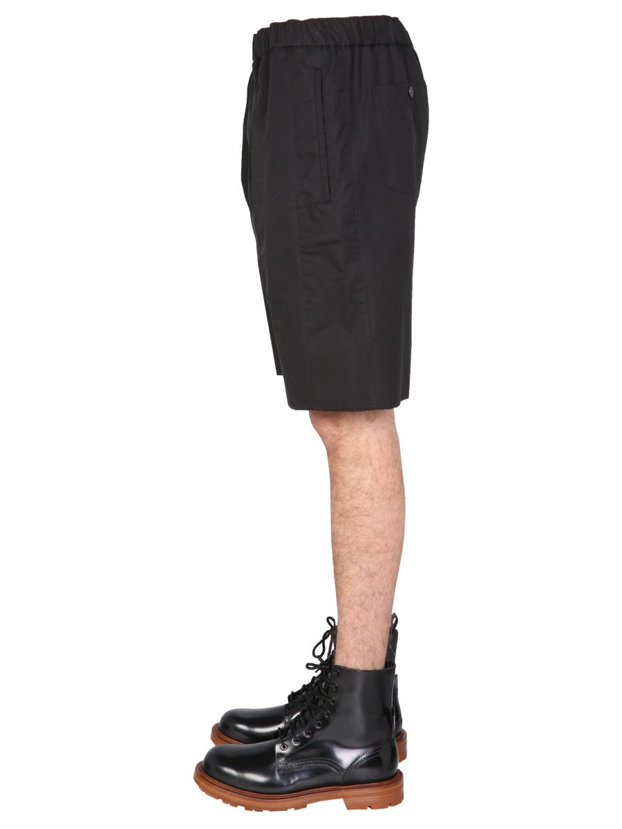 Alexander Mcqueen Men Gabardine Bermuda - 3