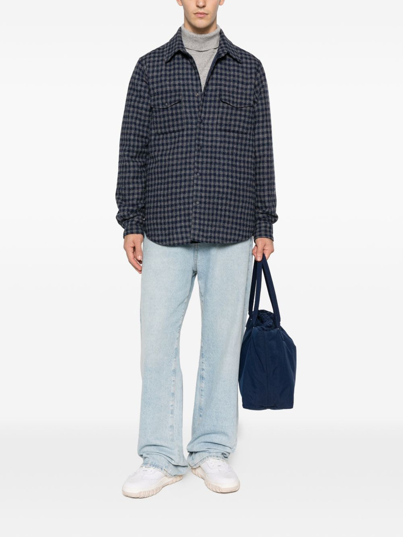 Aspesi Doppia check-pattern overshirt outlook