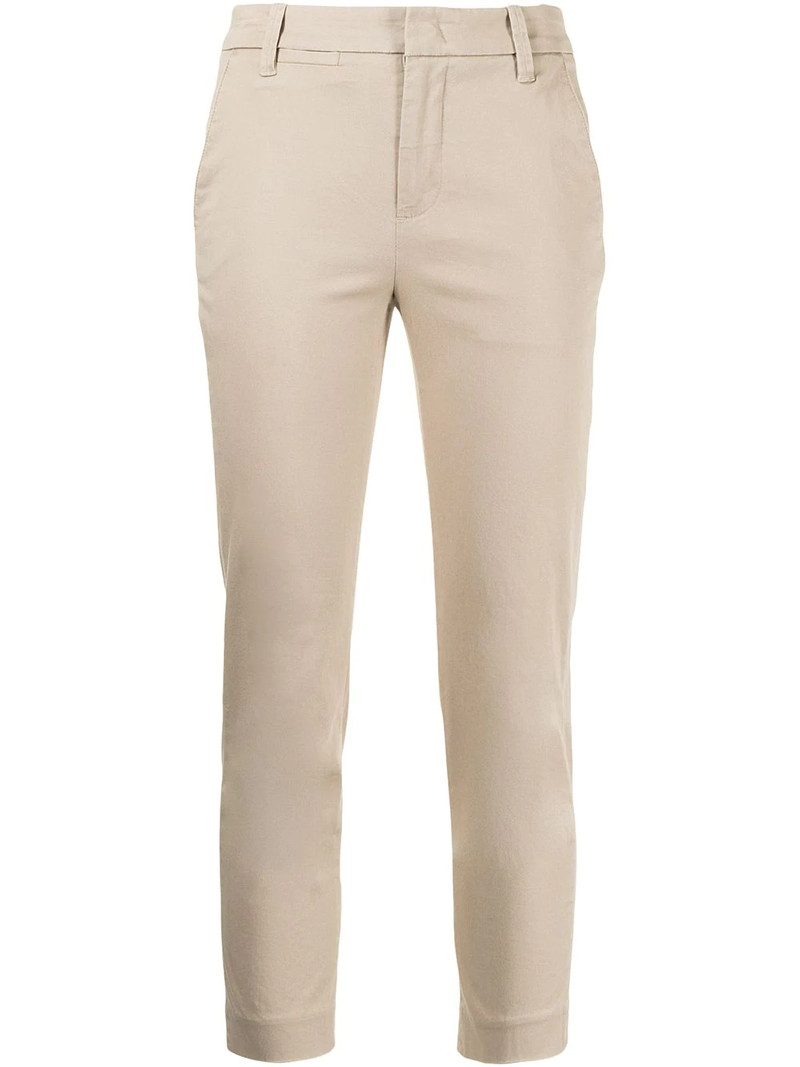 cropped stretch-cotton trousers 1