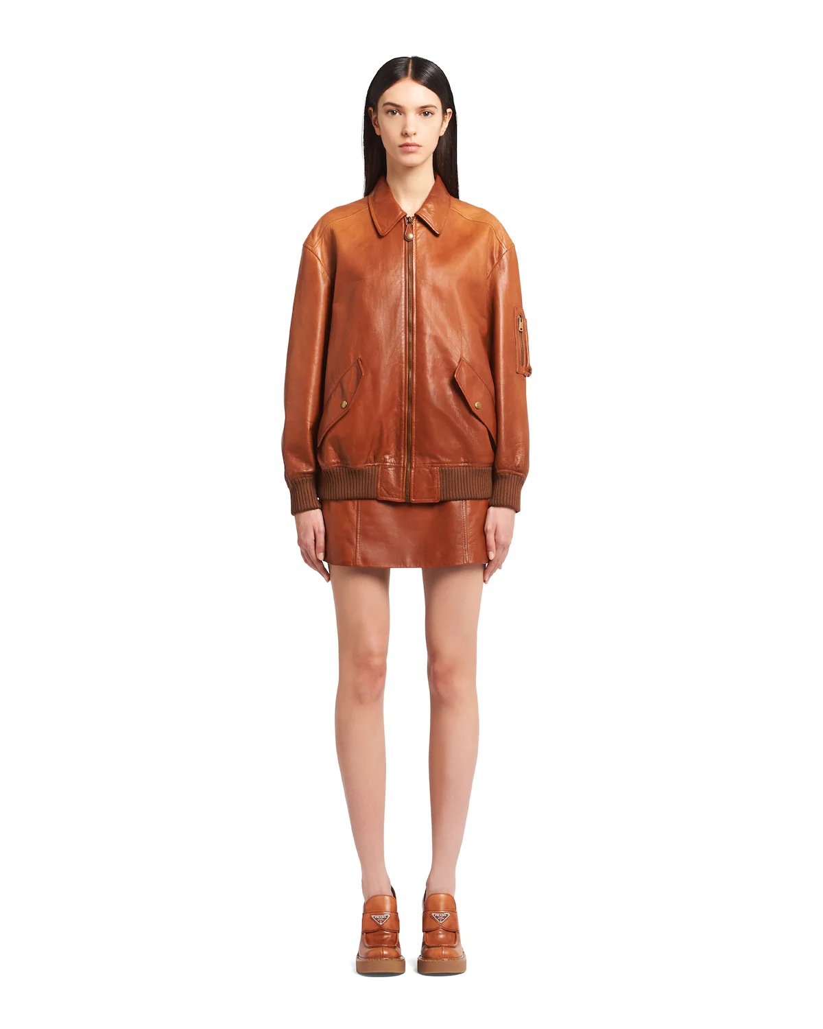 Nappa leather bomber jacket - 2