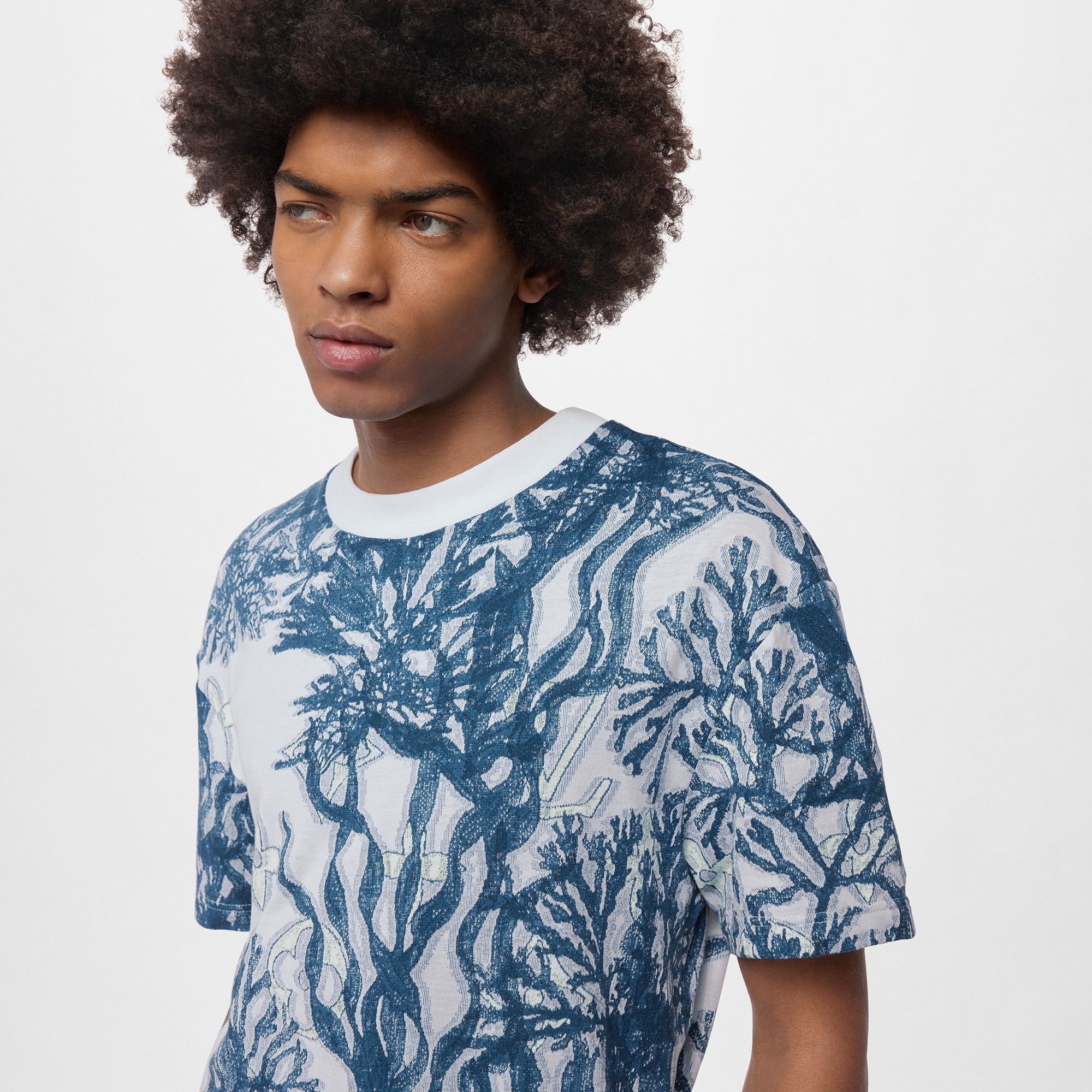 Graphic Cotton Short-Sleeved T-Shirt - 4
