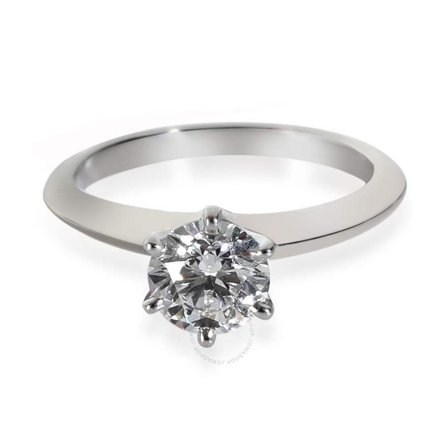 Pre-Owned Tiffany & Co. Tiffany Solitaire Diamond Engagement Ring in  Platinum - 2