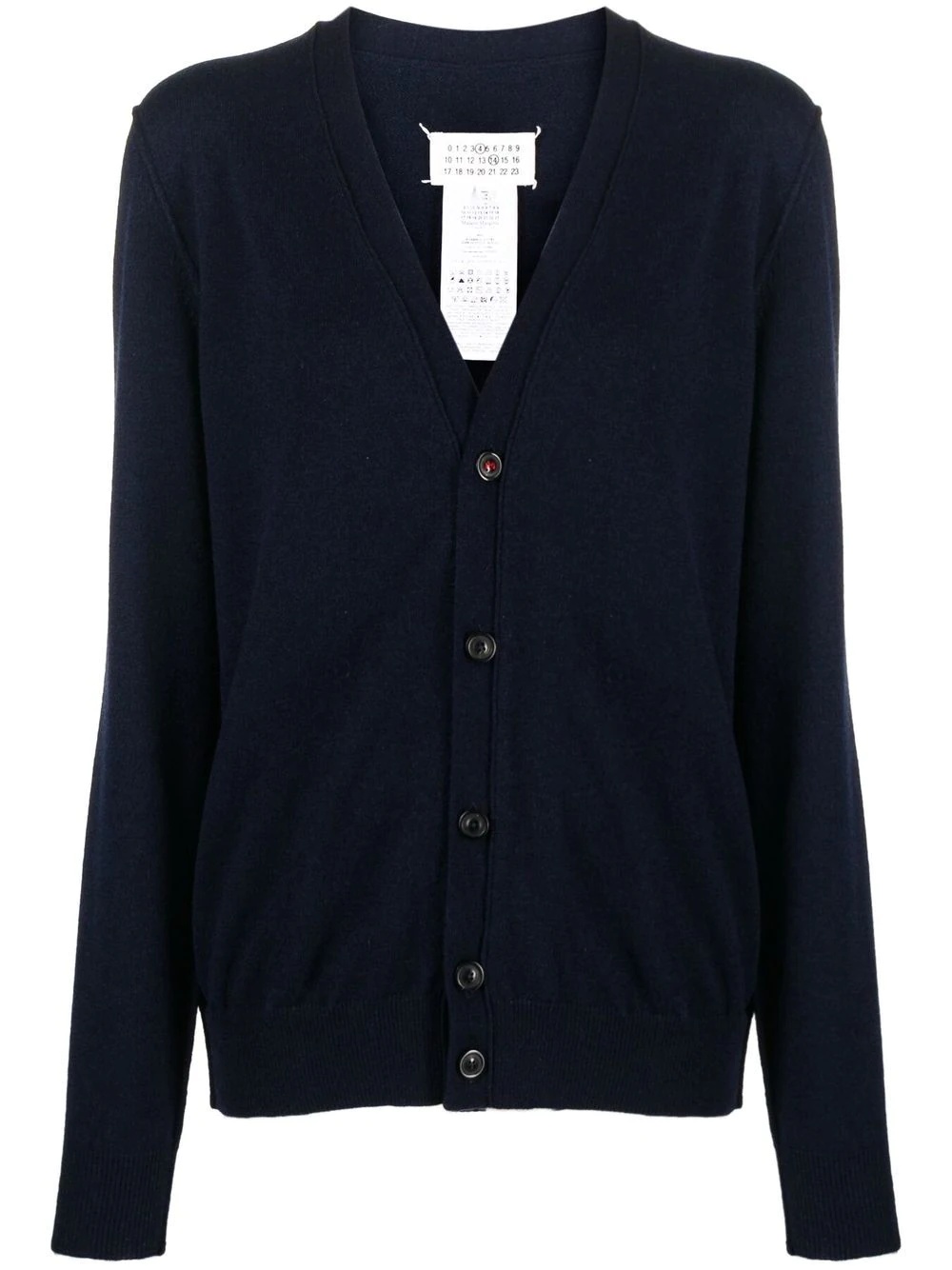 V-neck cashmere cardigan - 1