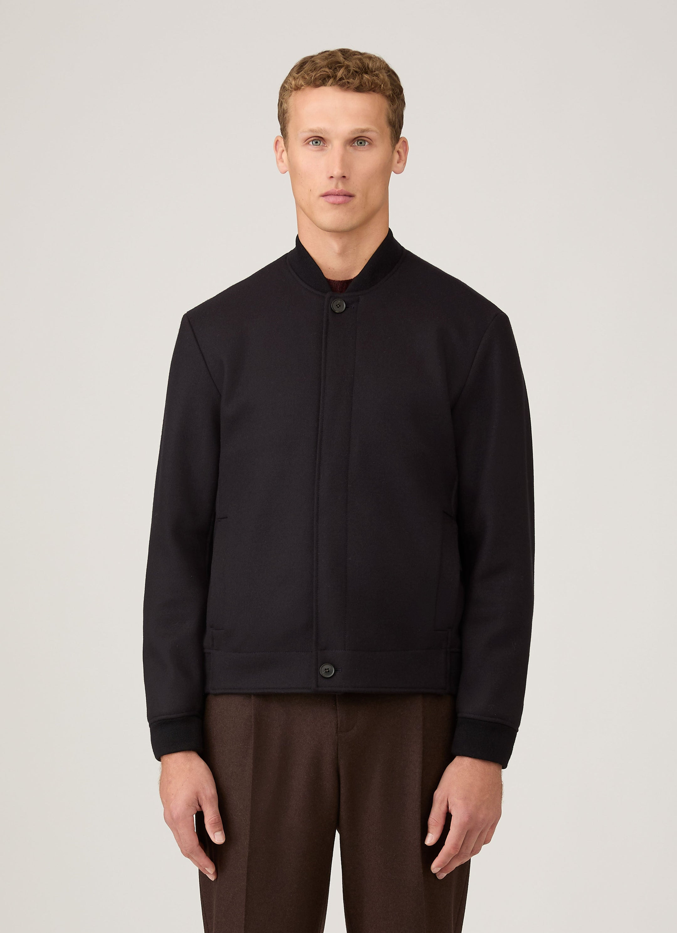 Wool Bomber Jacket - 2