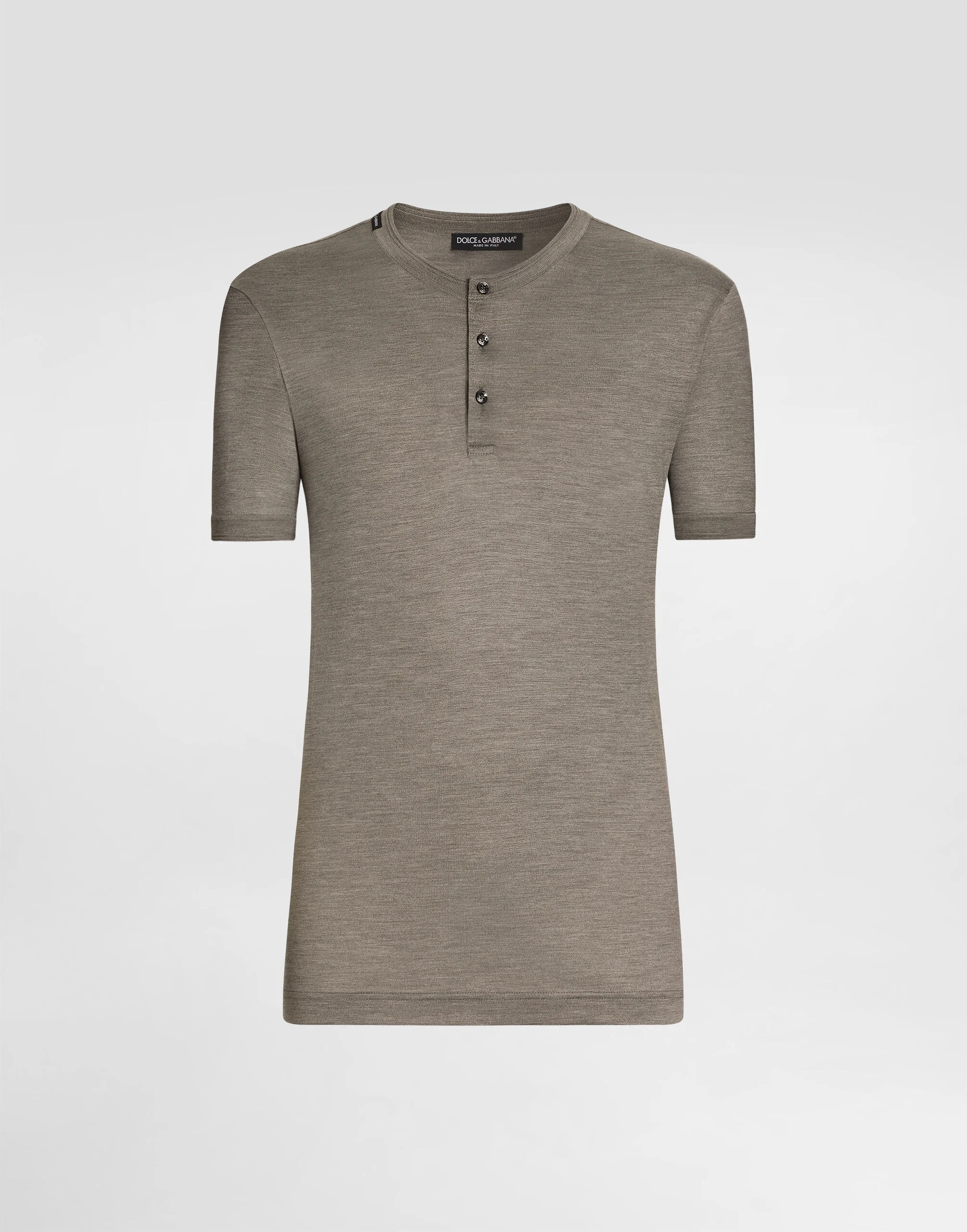 Silk serafino t-shirt - 1