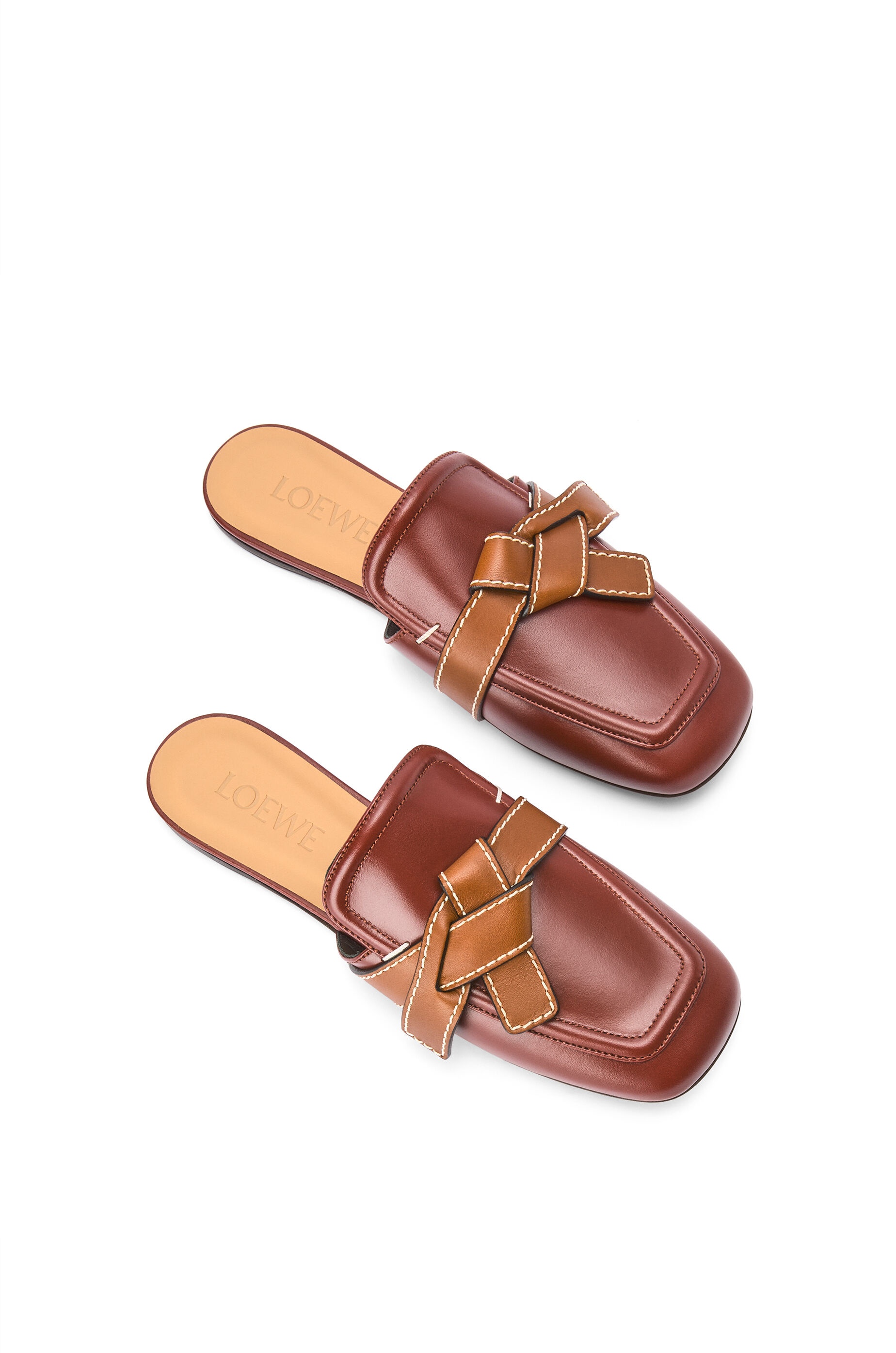 Gate flat mule in calfskin - 3