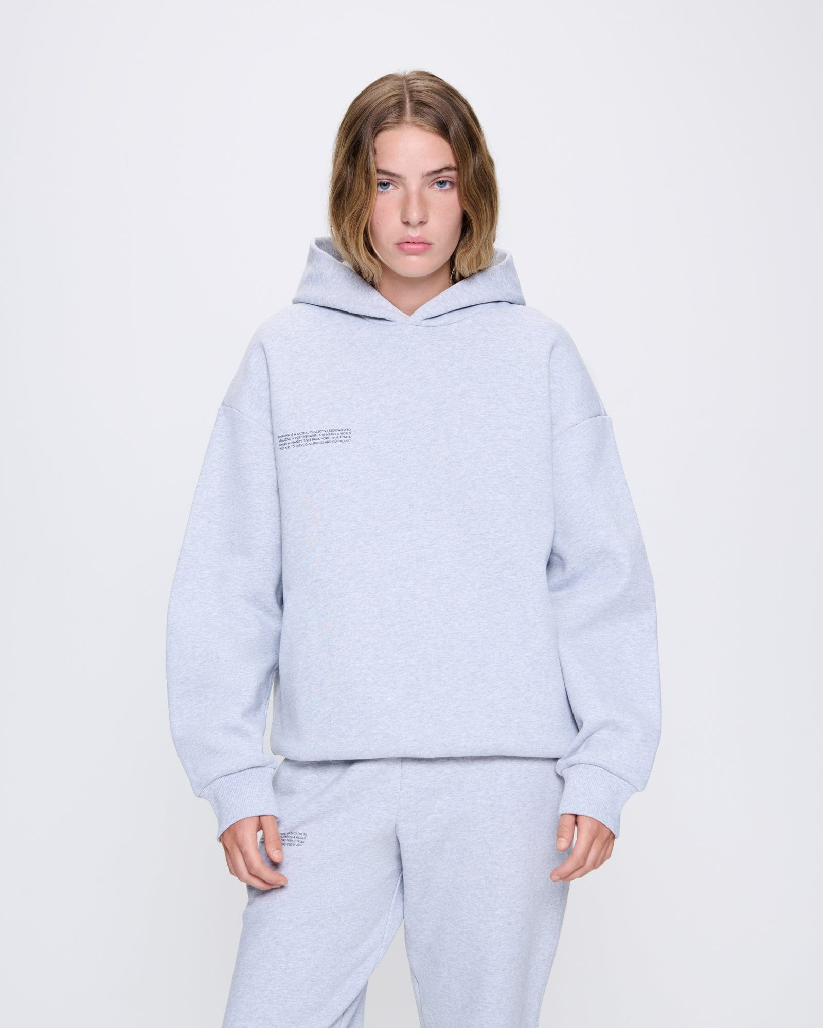 Womens 365 Heavyweight Hoodie - Grey Marl - 2
