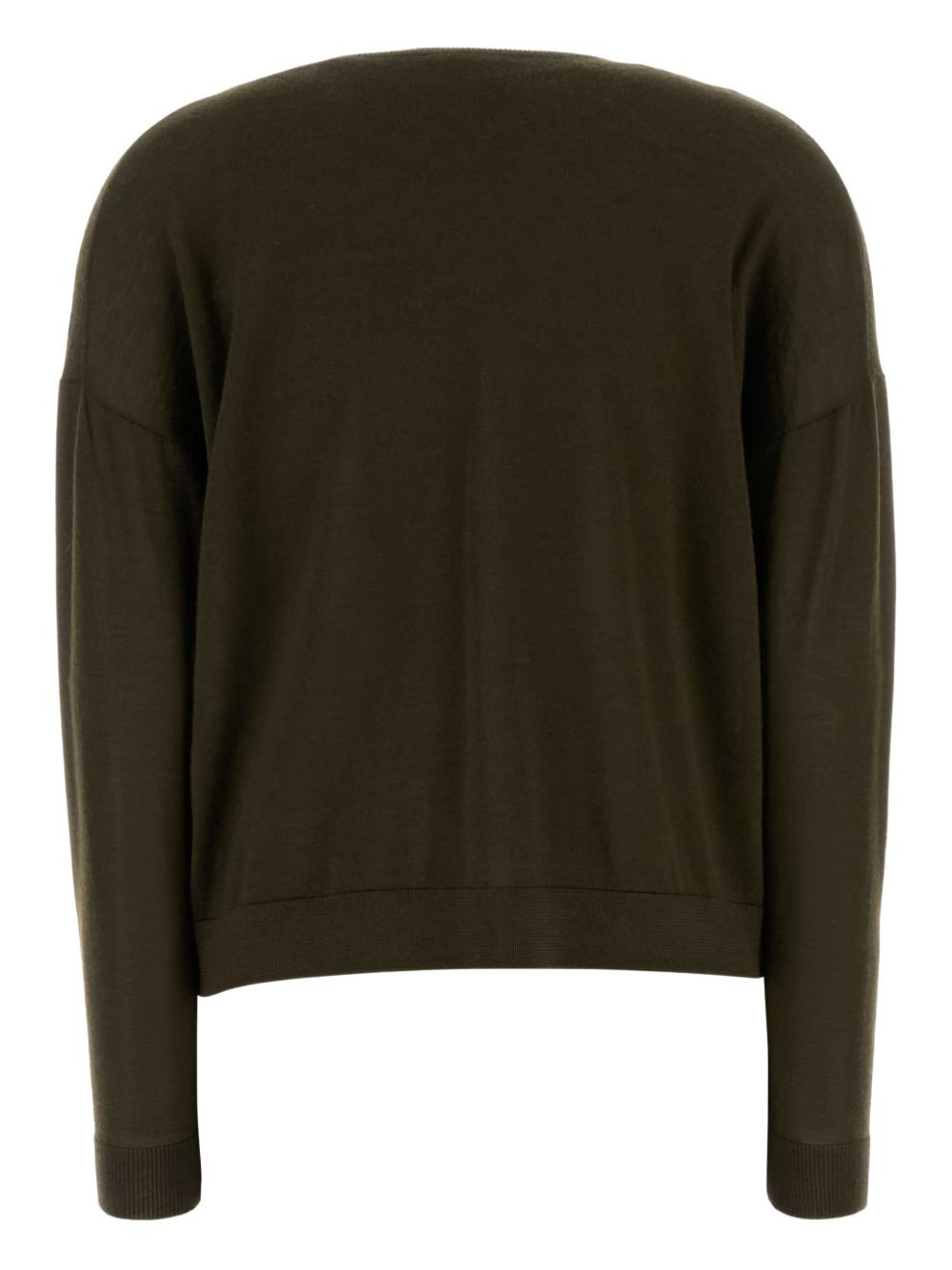 V-neck cashmere sweater - 2