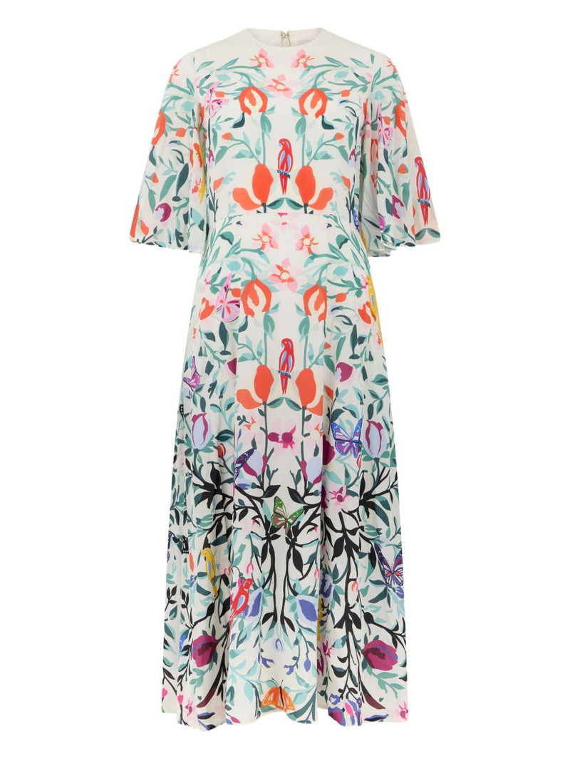 floral-print midi dress 1