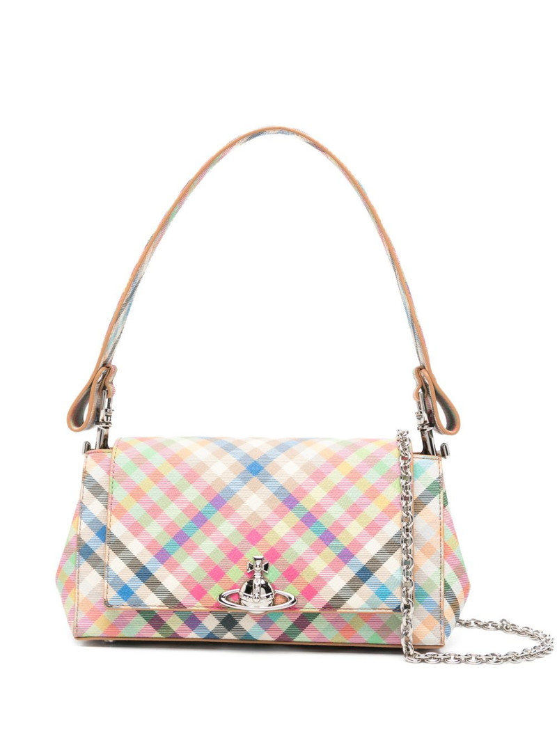 medium Hazel check-pattern shoulder bag 1