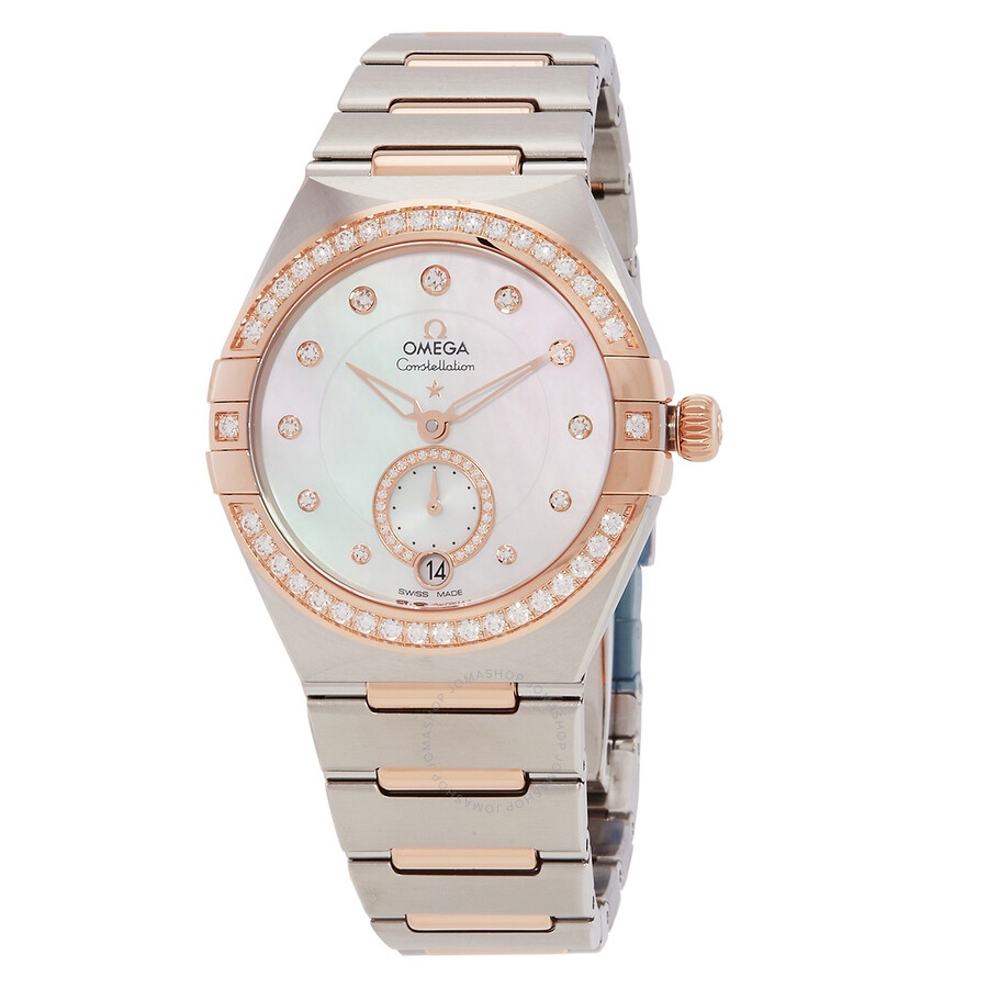 Omega Constellation Automatic Chronometer Diamond Mother of Pearl Dial Ladies Watch 131.25.34.20.55. - 1