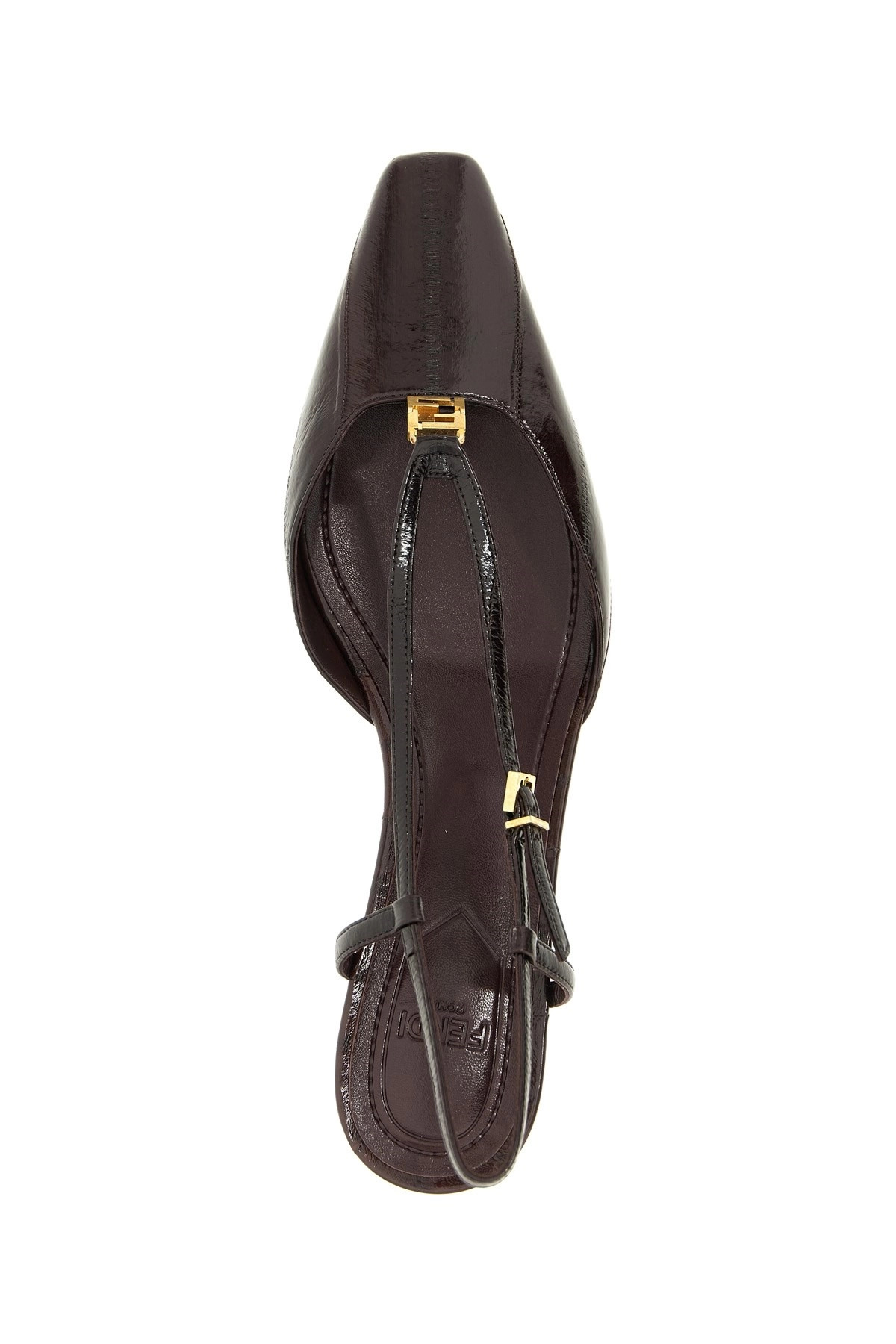 'Fendi FFold' slingback - 4