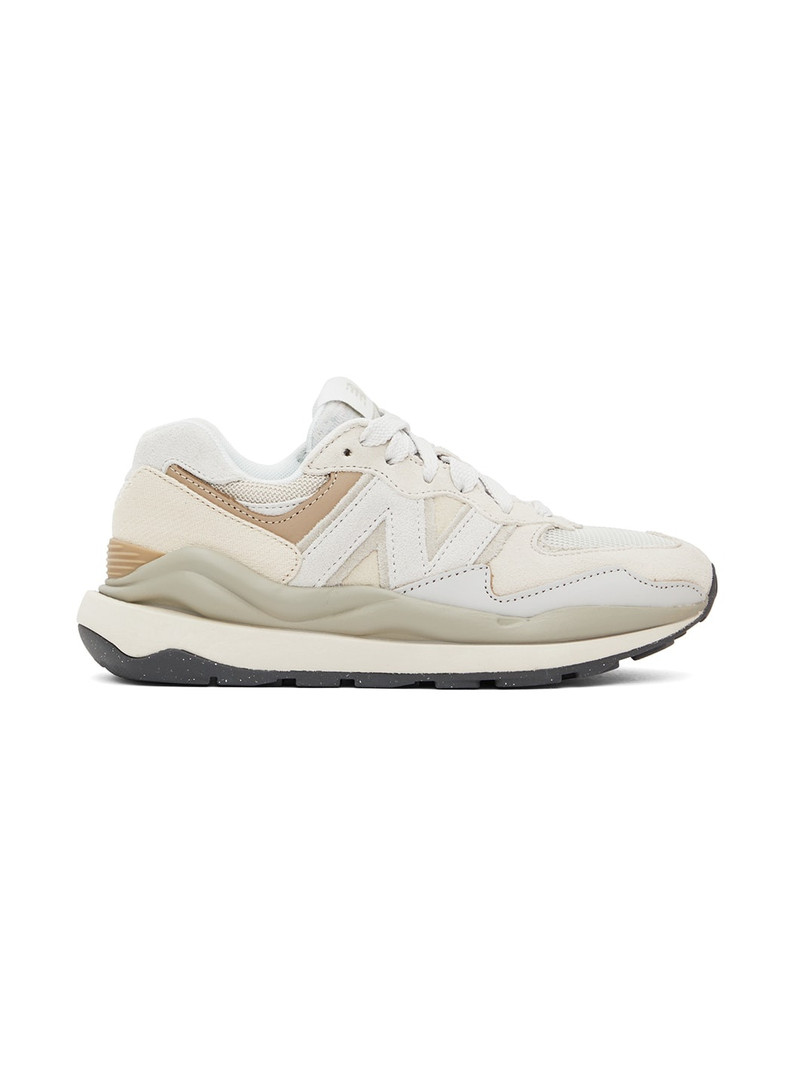 Beige & Gray 57/40 Sneakers - 1