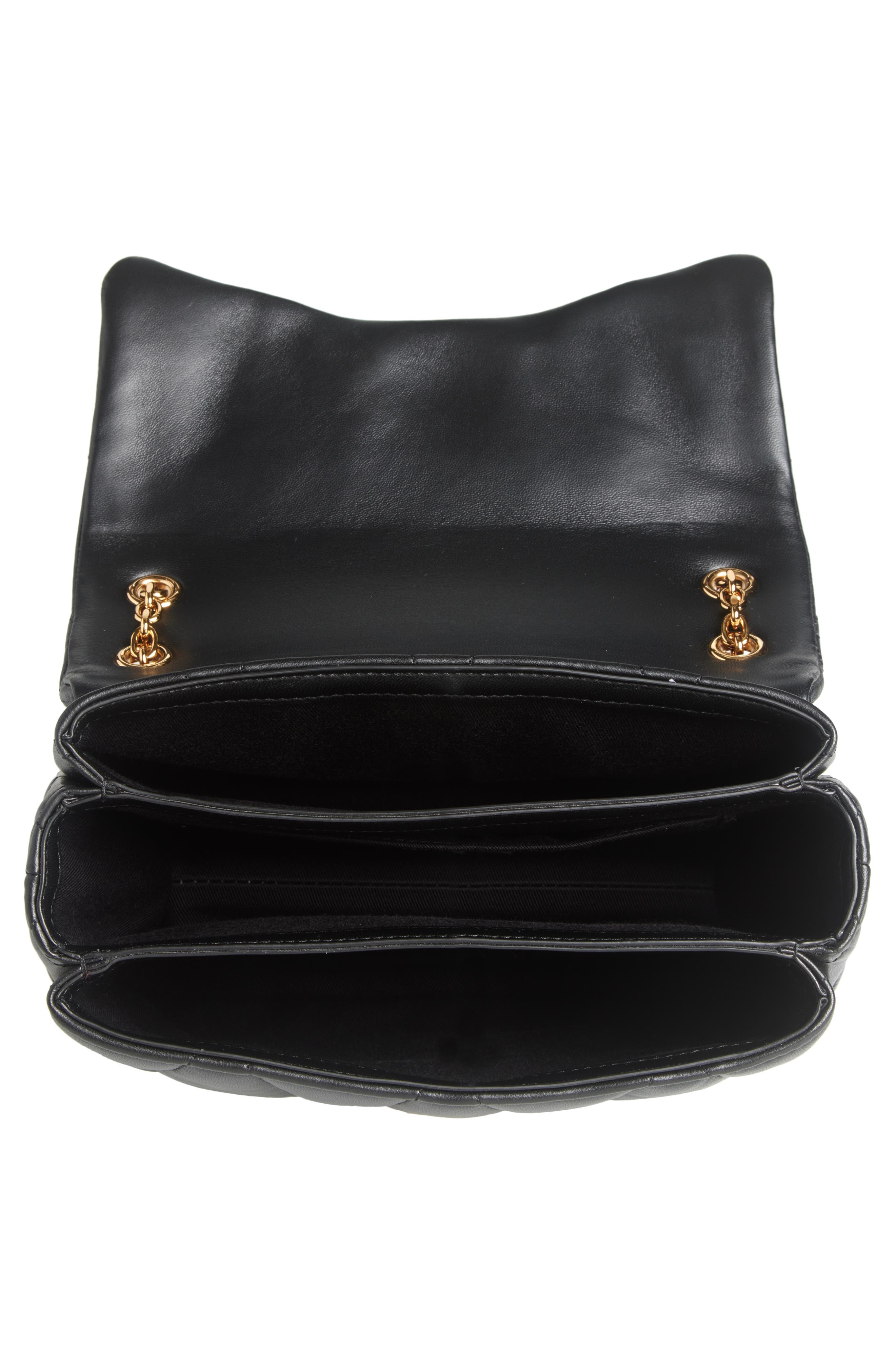 Versace Medusa 95 Soft Quilted Leather Shoulder Bag in Black Versace Gold at Nordstrom - 5