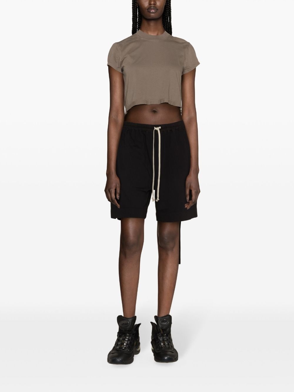 Level cotton cropped T-shirt - 2