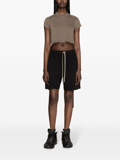 Rick Owens DRKSHDW Level cotton cropped T-shirt outlook