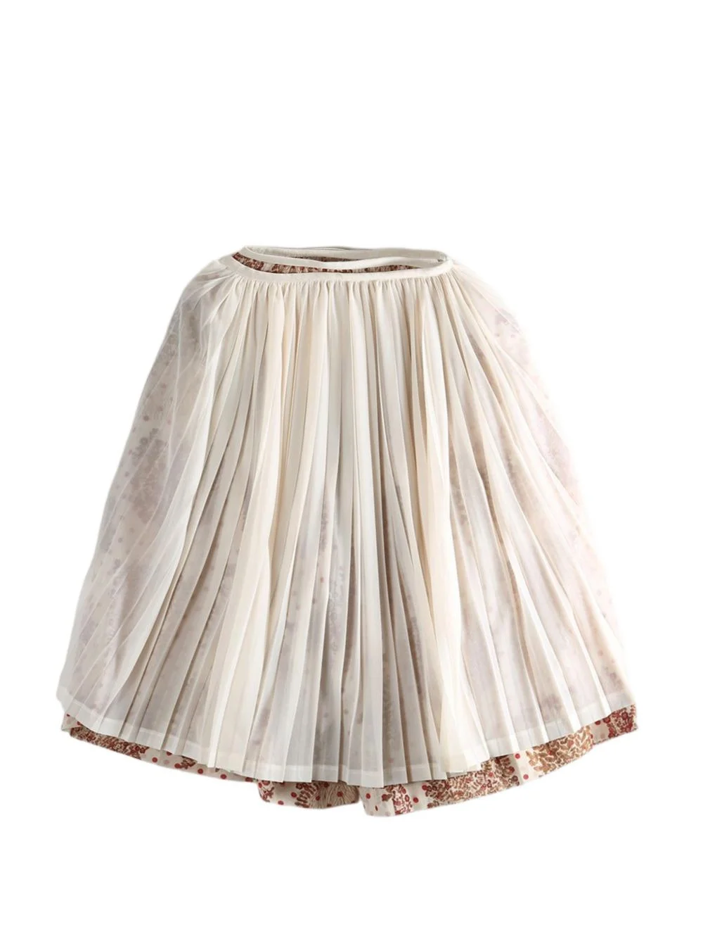 pleated cropped trousers - 1
