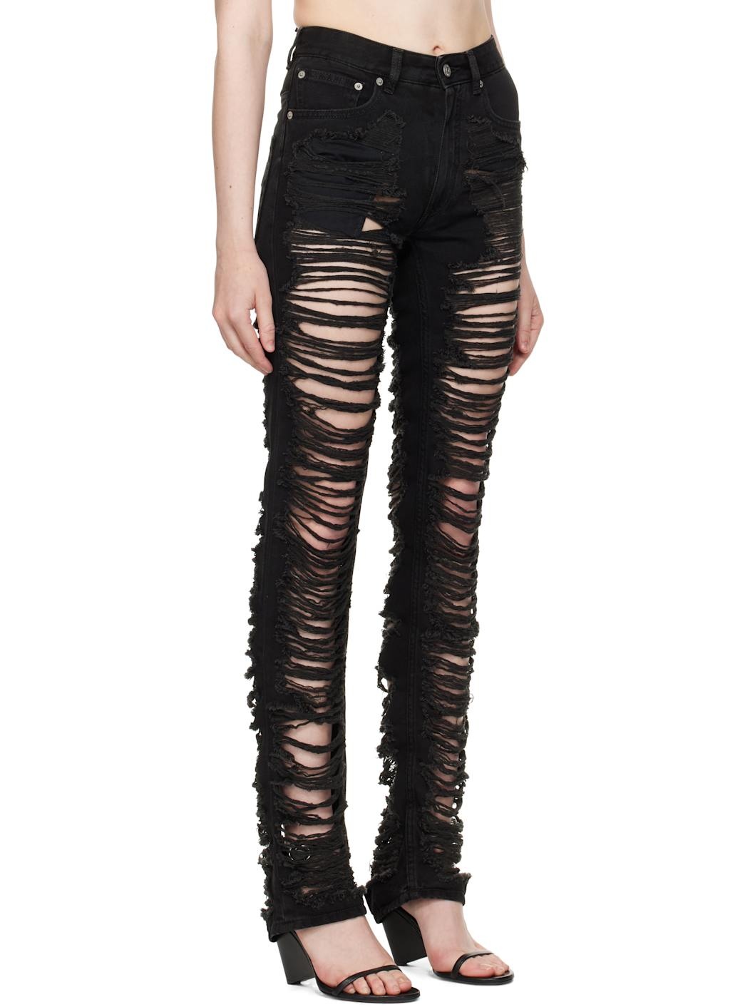 Black 5 Pockets Jeans - 2
