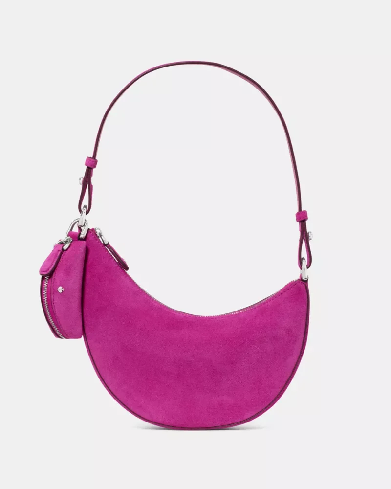 Duo Suede Mini Shoulder Bag - 1