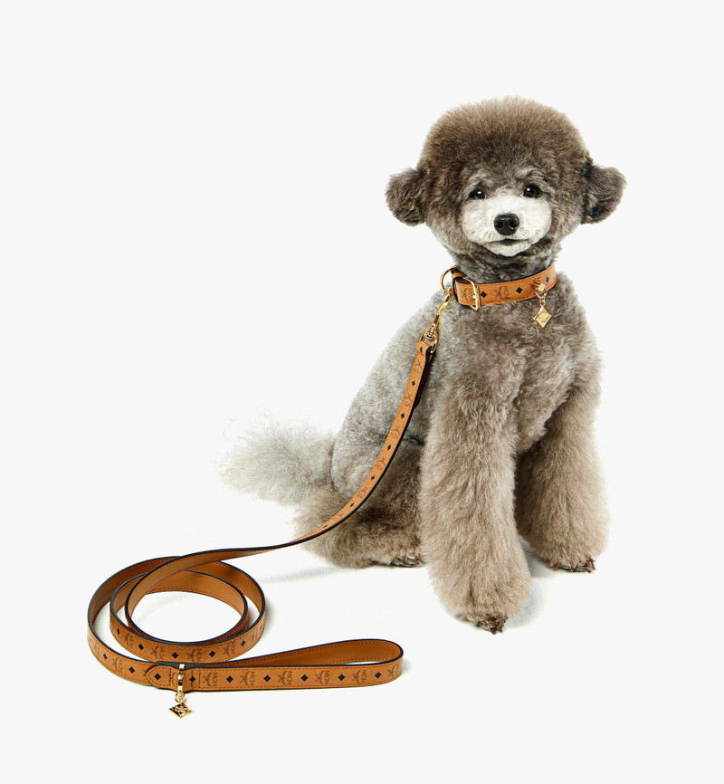 MCM Pet Leash in Monogram Print Leather outlook