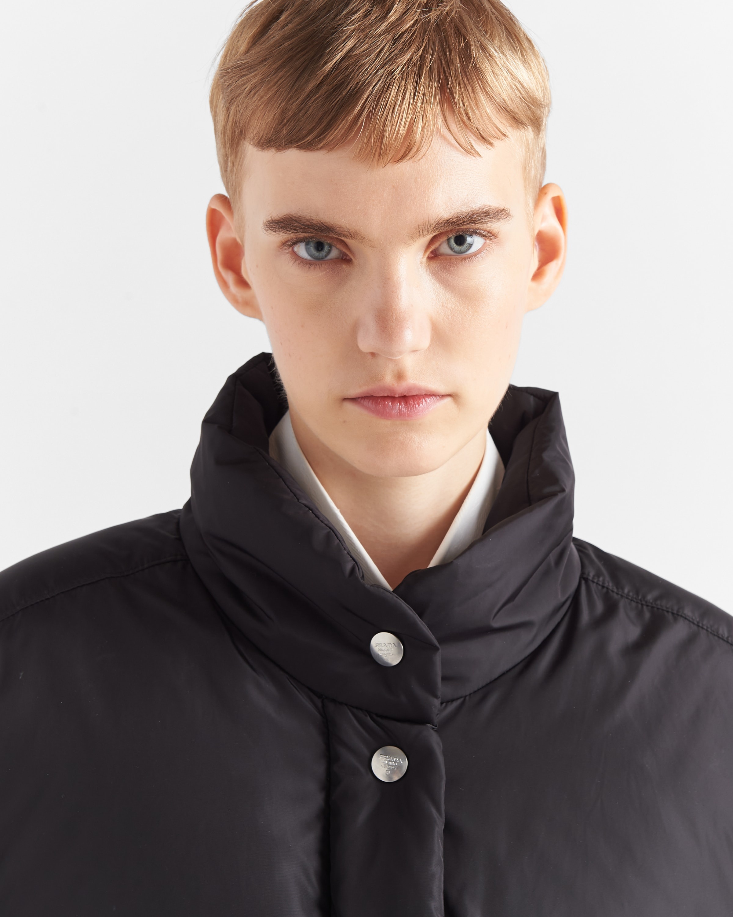 Prada Cropped Re-Nylon down jacket | REVERSIBLE