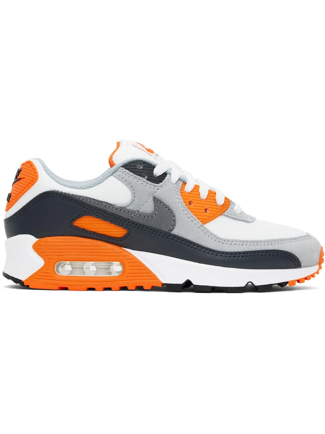Gray & White Air Max 90 Sneakers - 1