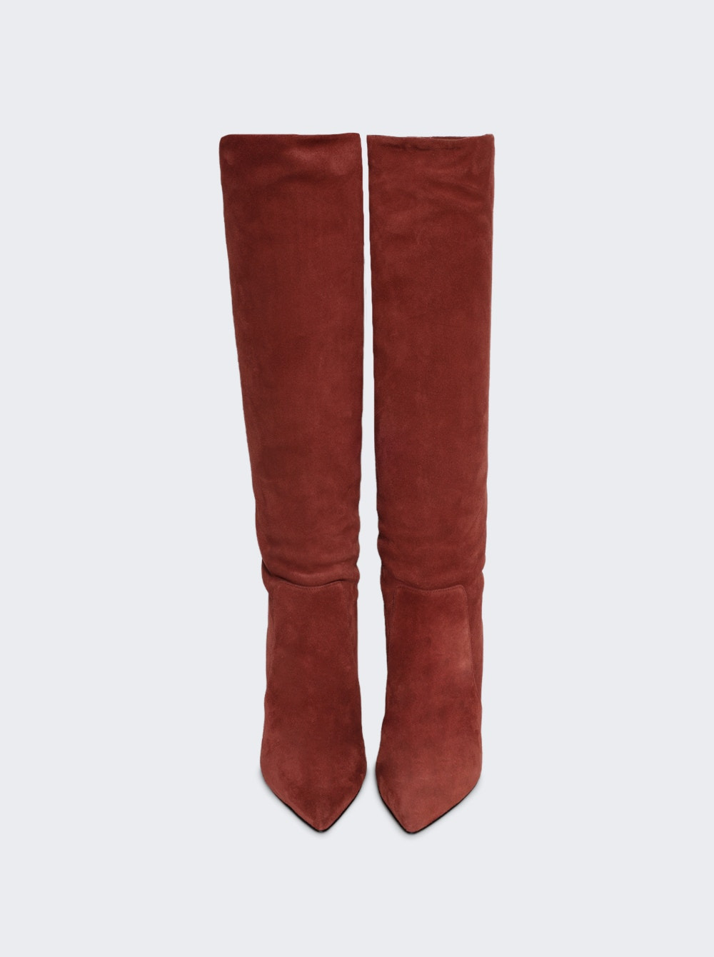 Suede Stiletto Boot 85 Brandy - 5