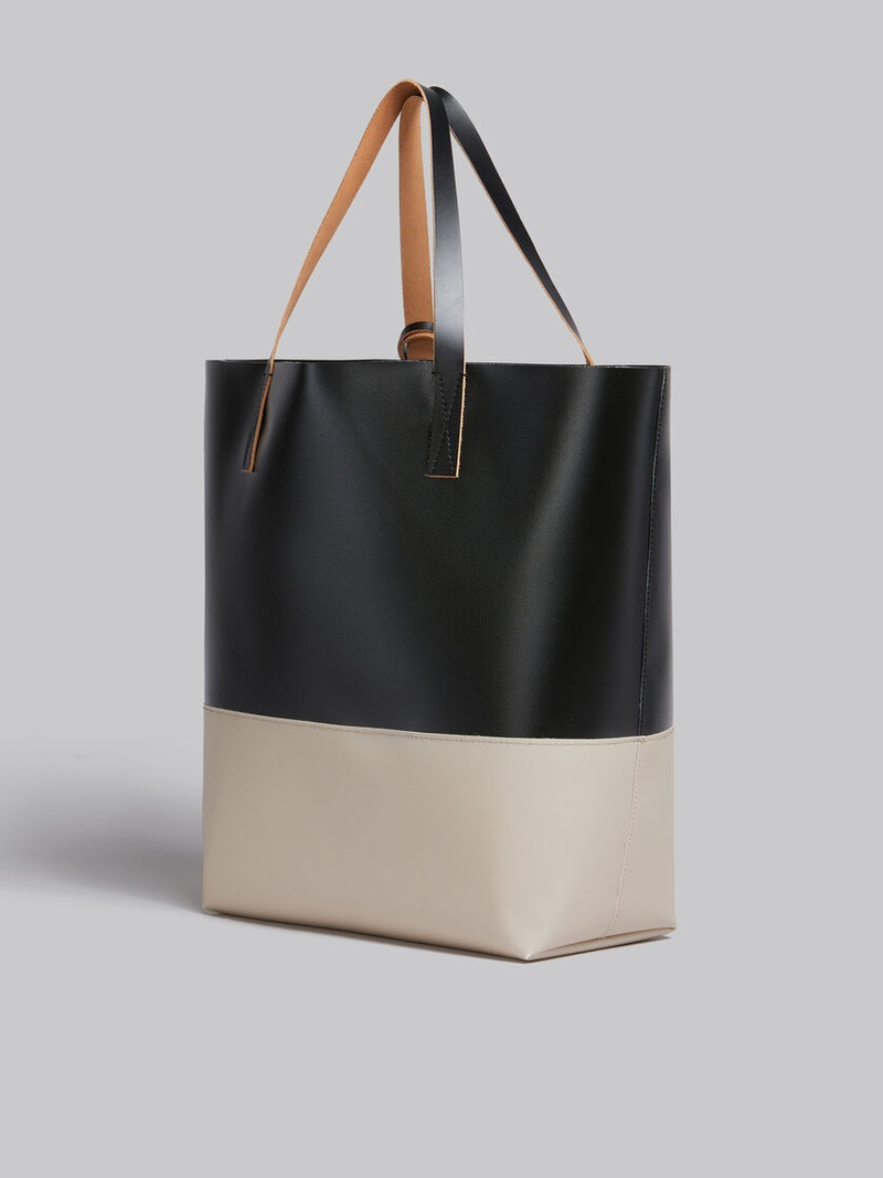 Marni COLOUR-BLOCK SHOPPING BAG outlook