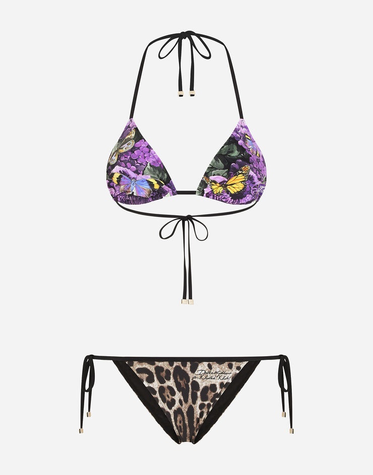 Butterfly-print bikini - 1