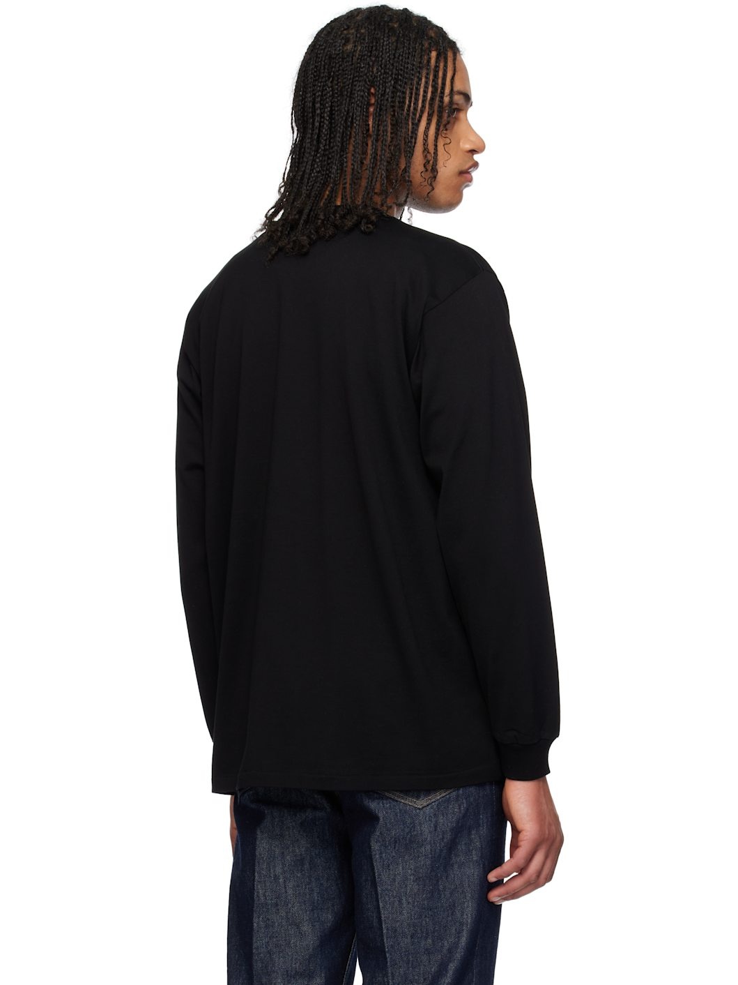 Black Luster Plaiting L/S T-shirt - 3
