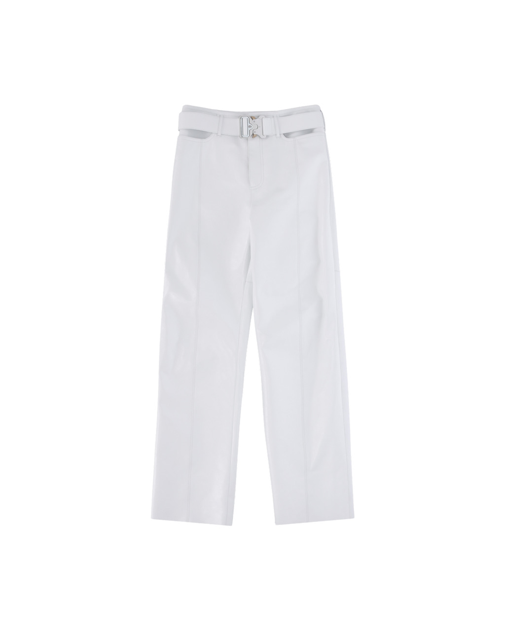 BUCKLE LEATHER PANT - 1