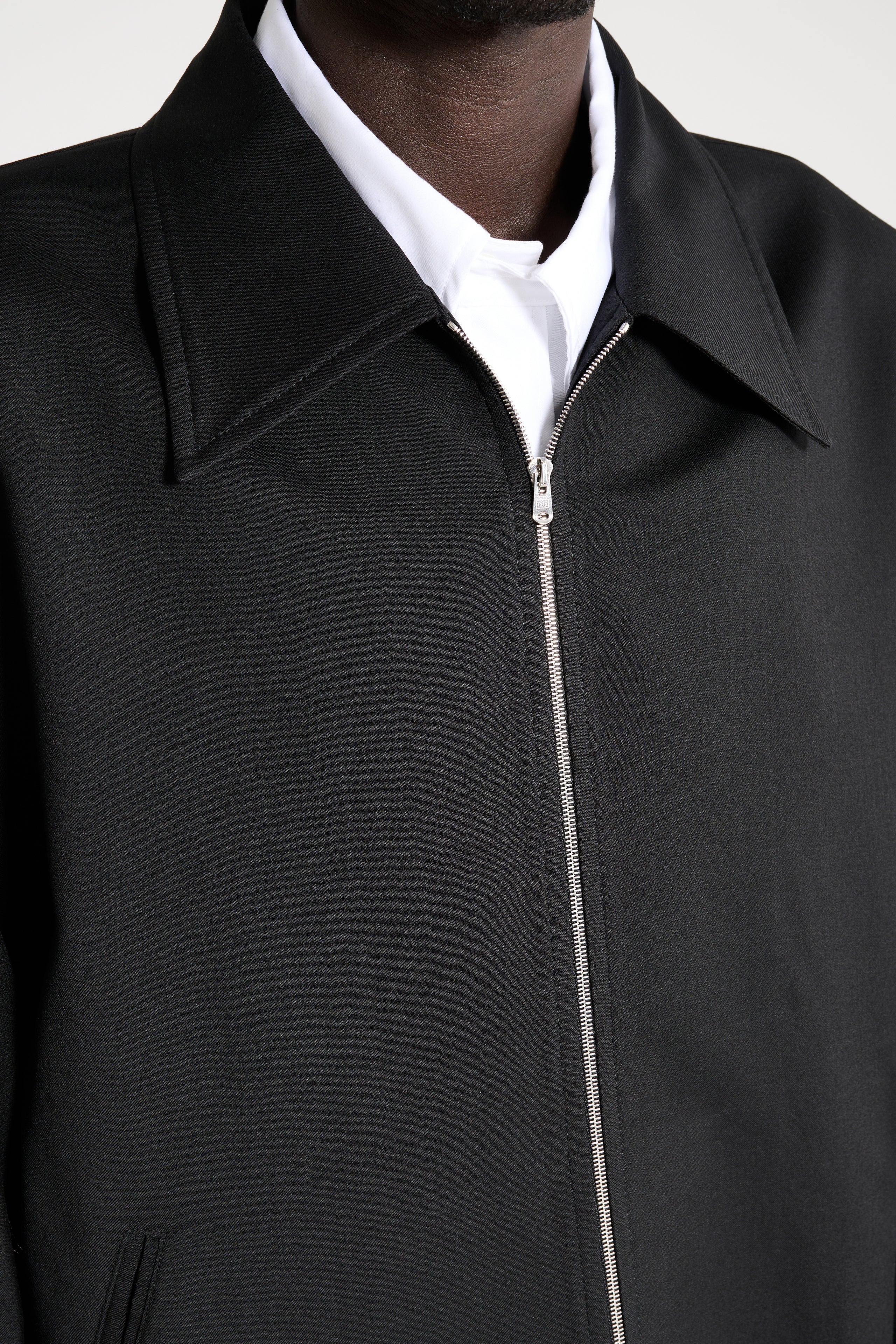 OUR LEGACY MINI JACKET WORSTED WOOL BLACK - 5