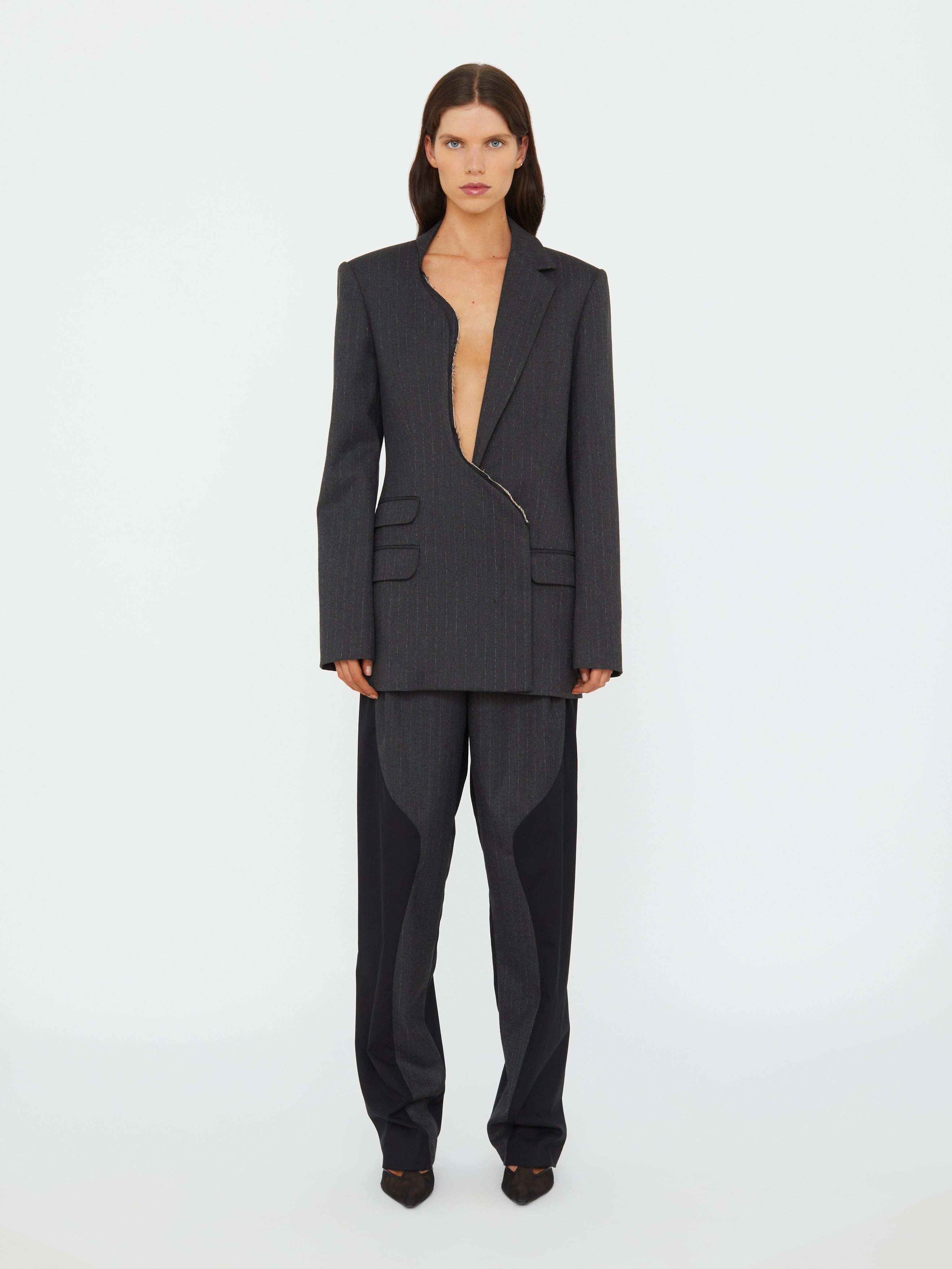 Torrent Pinstripe Blazer - 2