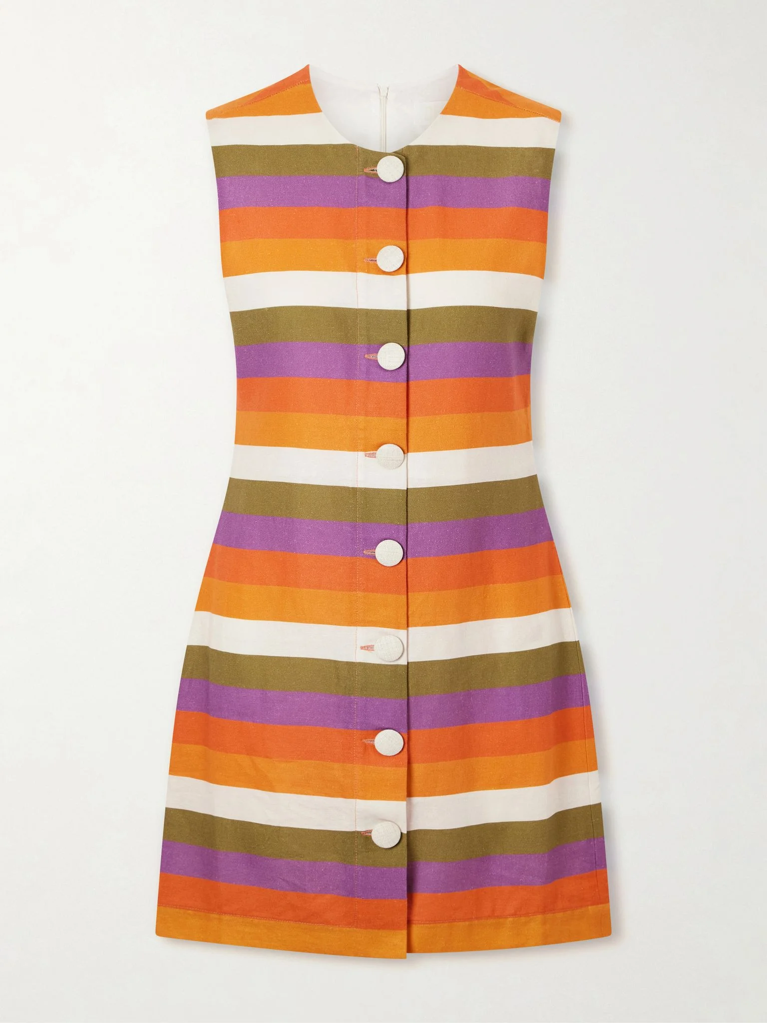Camille striped mini dress Multi - 1