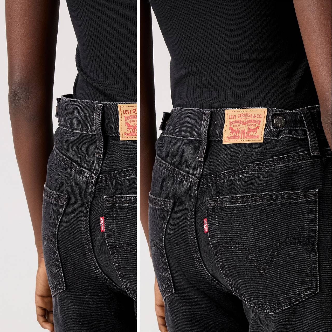 HIGH RISE CINCH MID-THIGH WOMEN'S SHORTS - 4