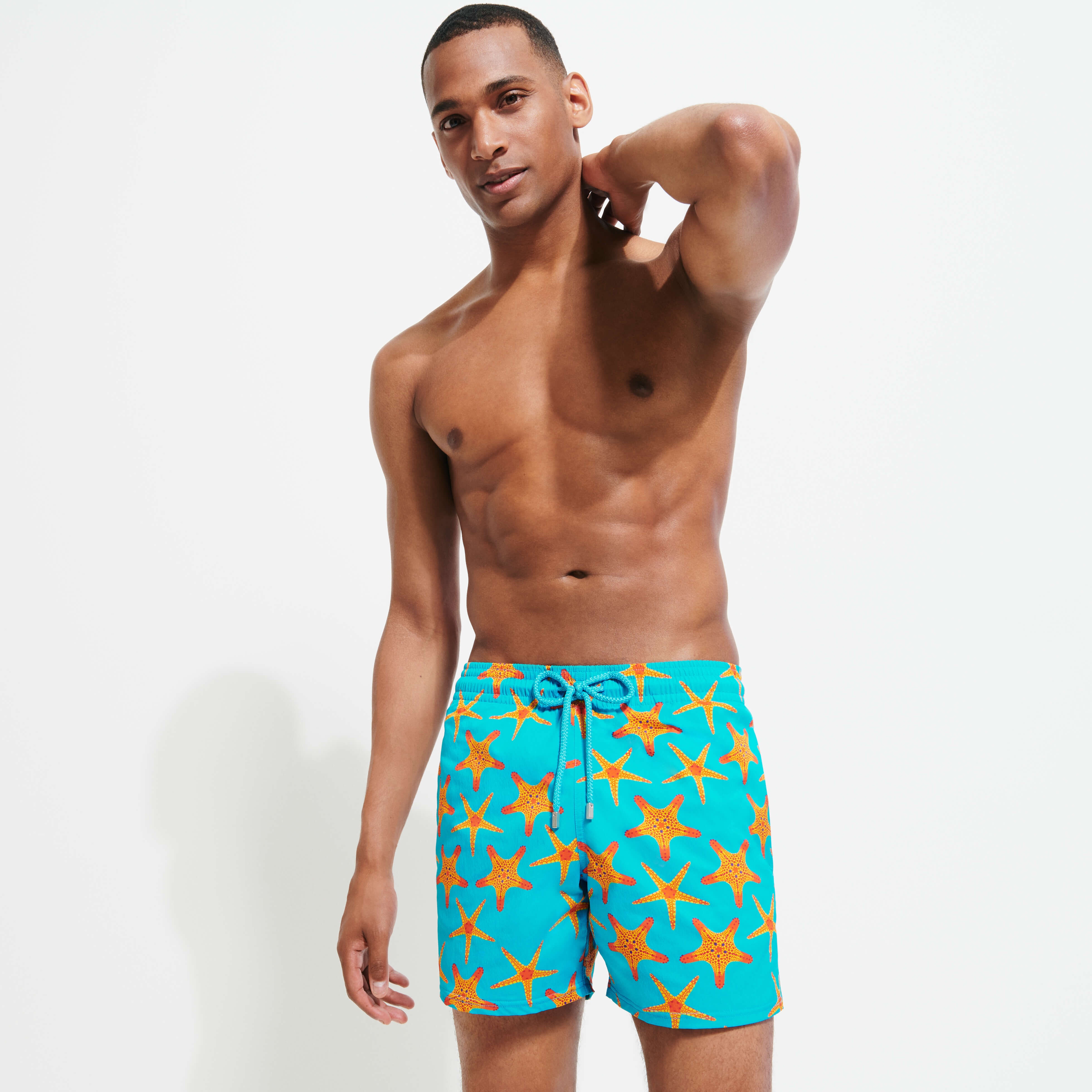 Men Stretch Swimwear Starfish Dance - 3