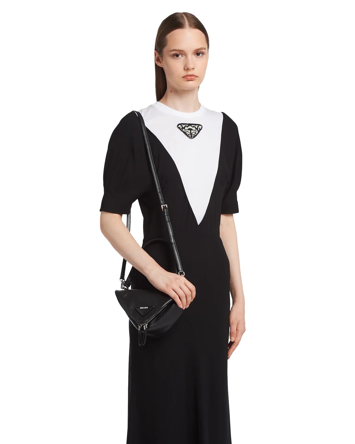 Padded nappa leather handbag - 2