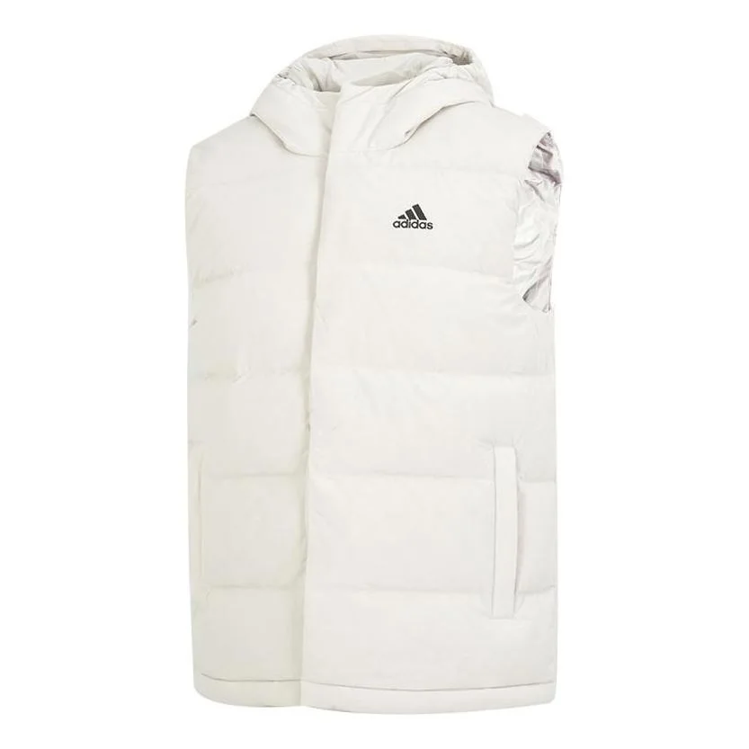 adidas Helionic Hooded Down Vests 'White' HE1462 - 1