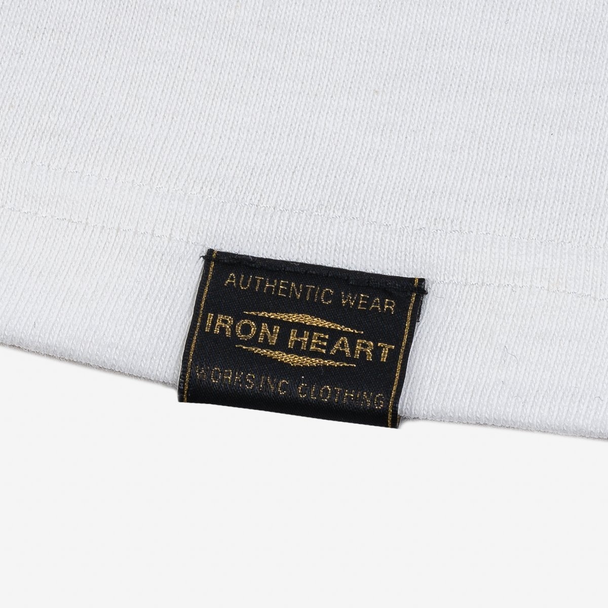 IHPT-634-WHT 6.5oz 634 Cut Printed Loopwheel Crew Neck T-Shirt - White - 6