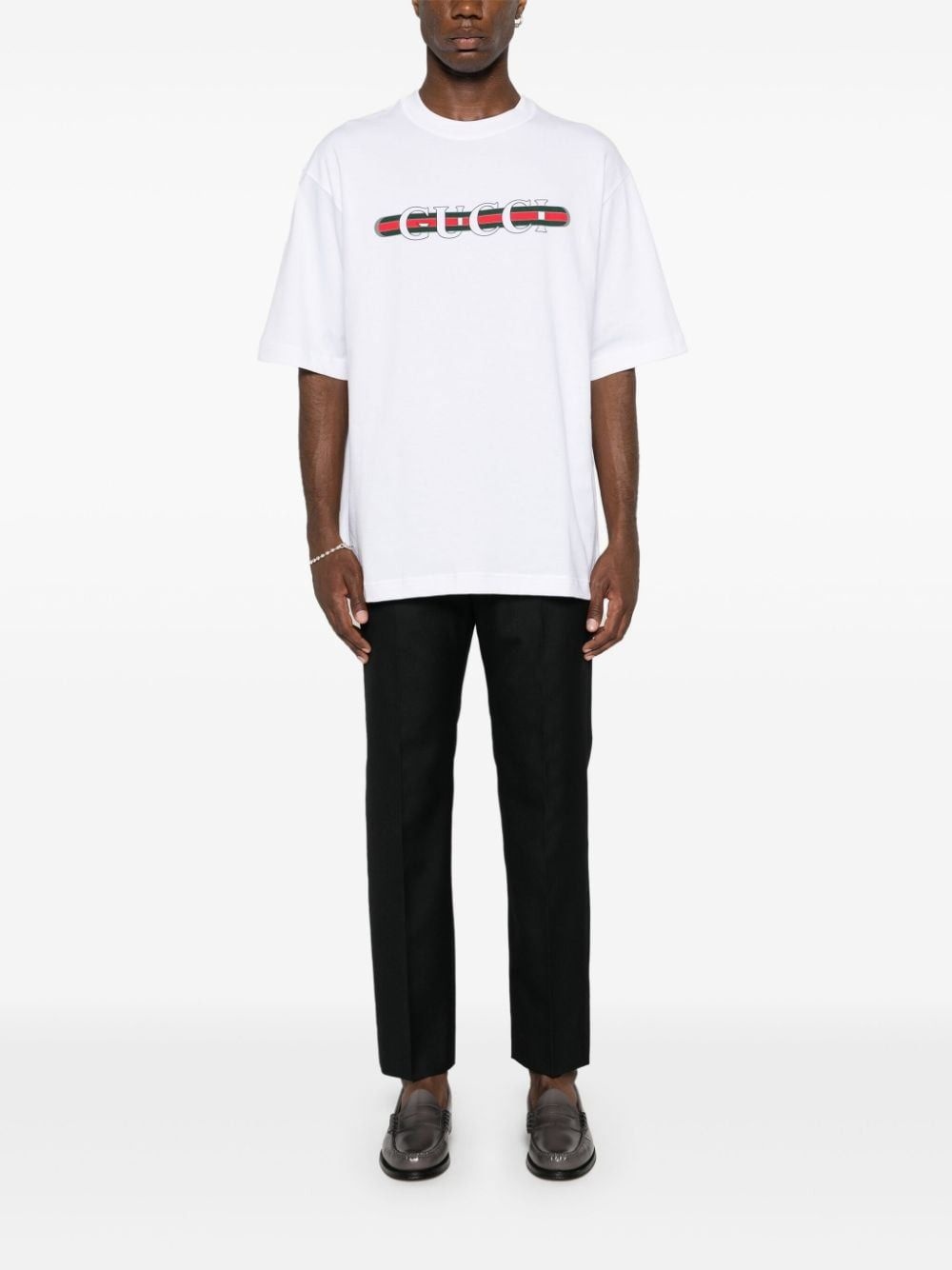 logo-print cotton T-shirt - 2