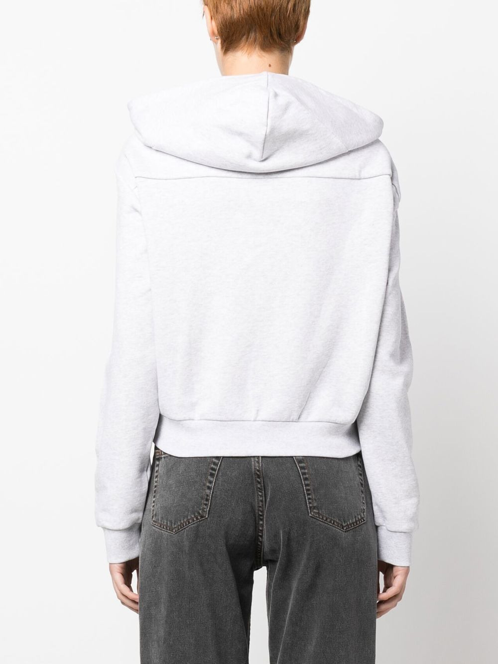 twisted cut-out hoodie - 4