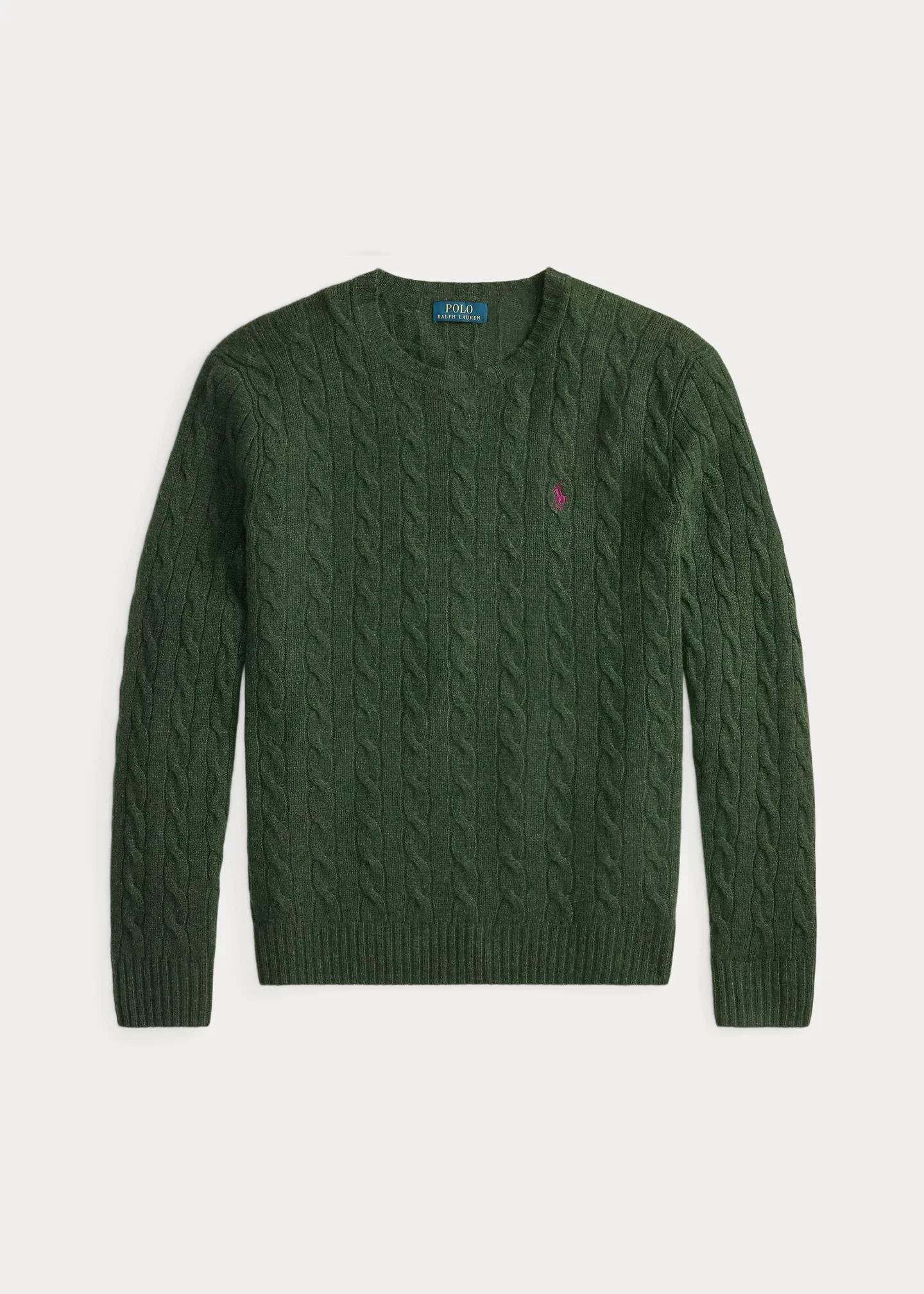 Cable-Knit Wool-Cashmere Sweater - 1