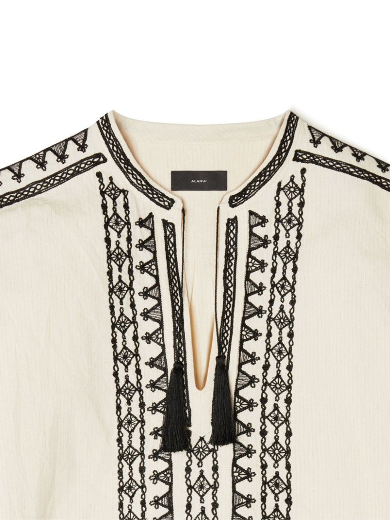 tassel-detail shirt 6
