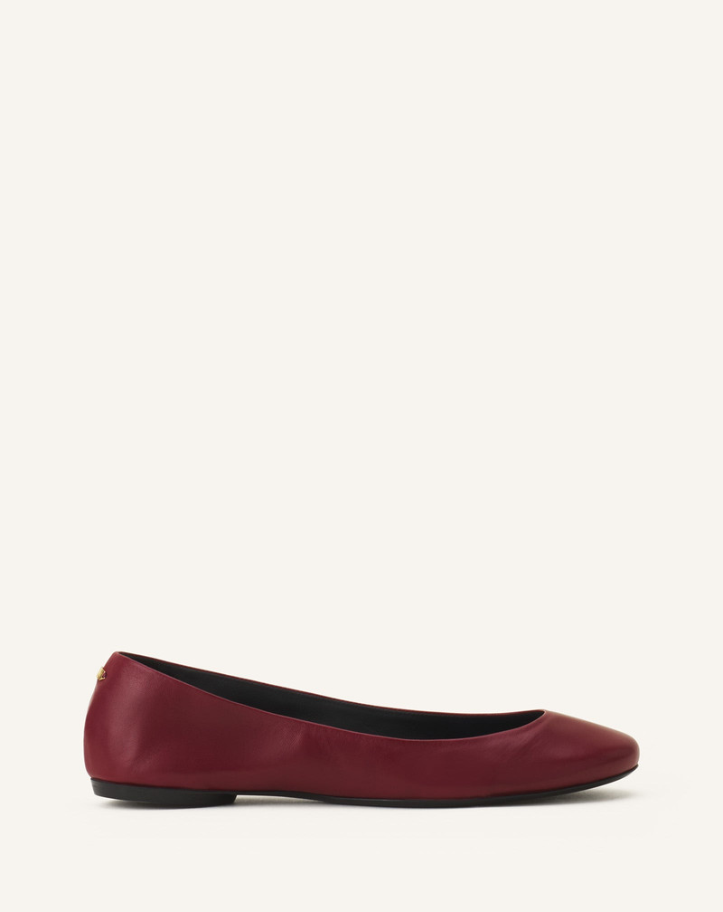 THE BALLERINA FLAT IN LEATHER 1
