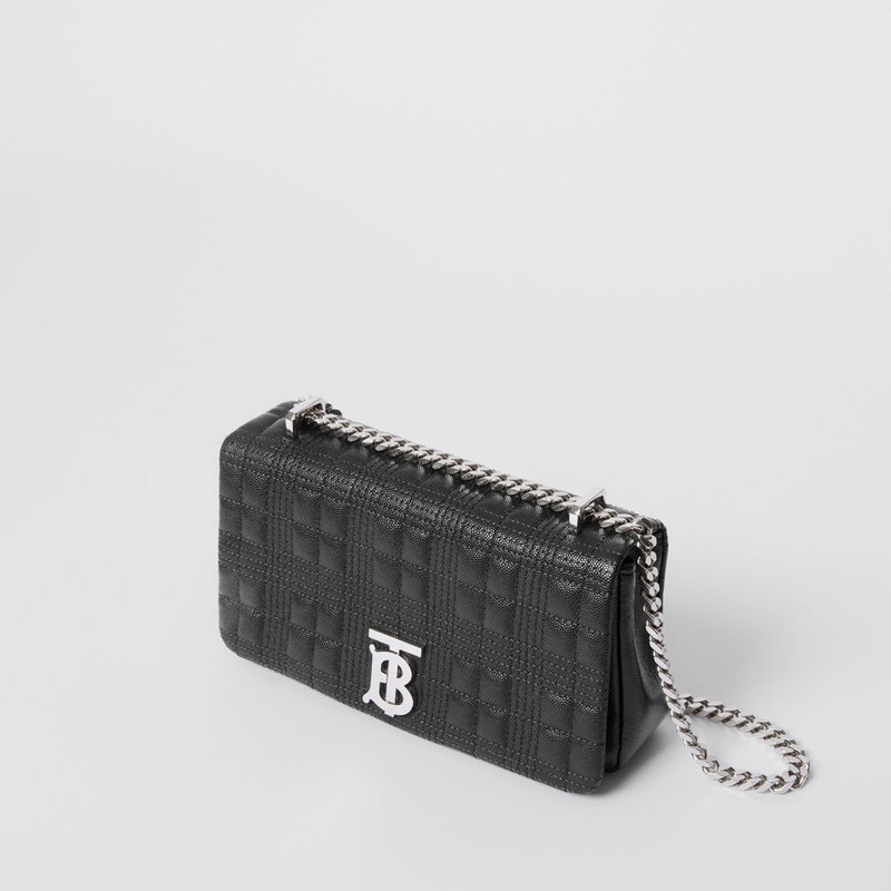 Small Quilted Grainy Leather Lola Bag 4