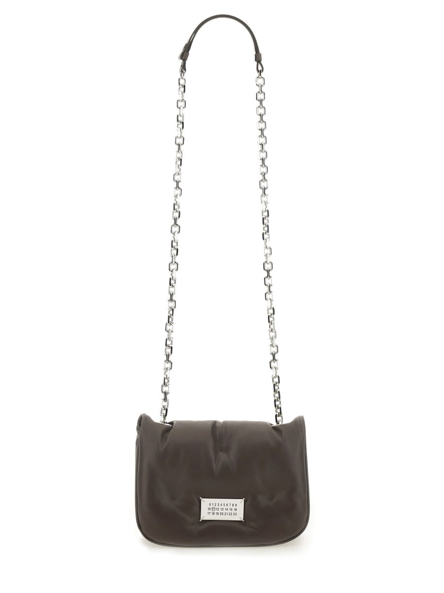 GLAM SLAM FLAP SMALL LEATHER BAG - 1