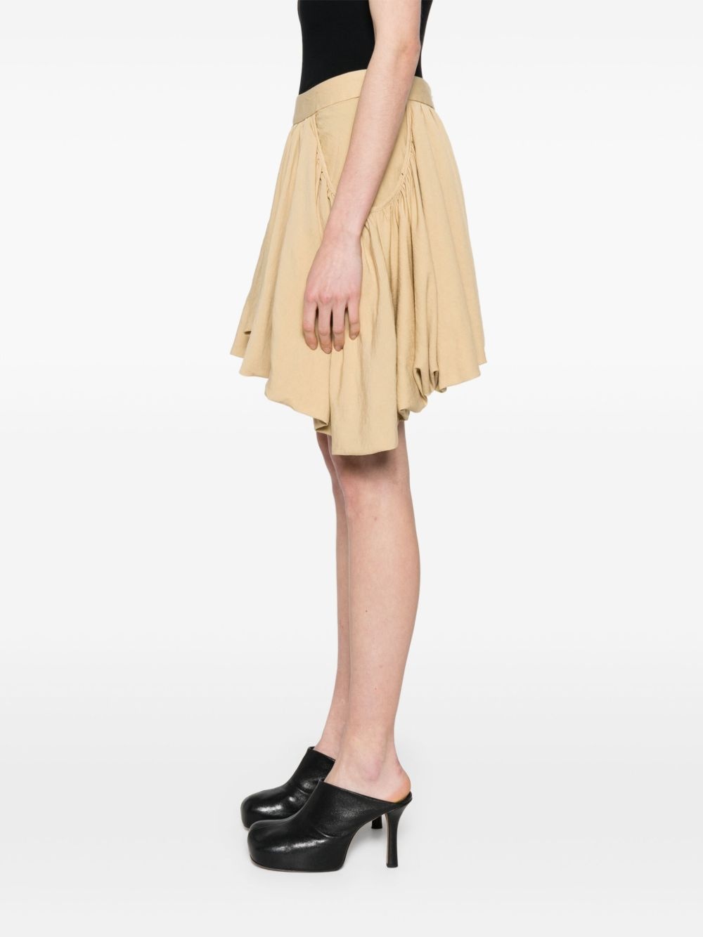 asymmetric mini skirt - 3